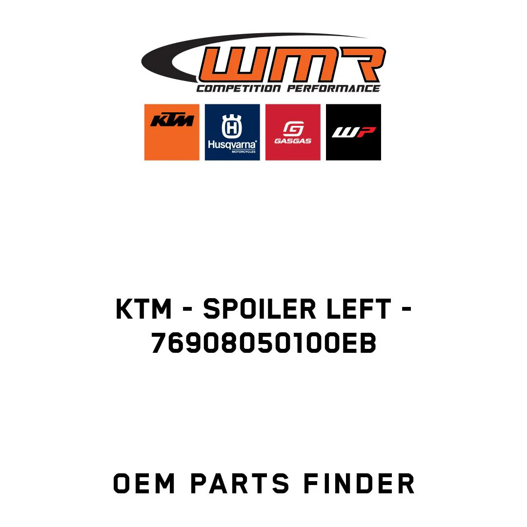 KTM - Spoiler left - 76908050100EB
