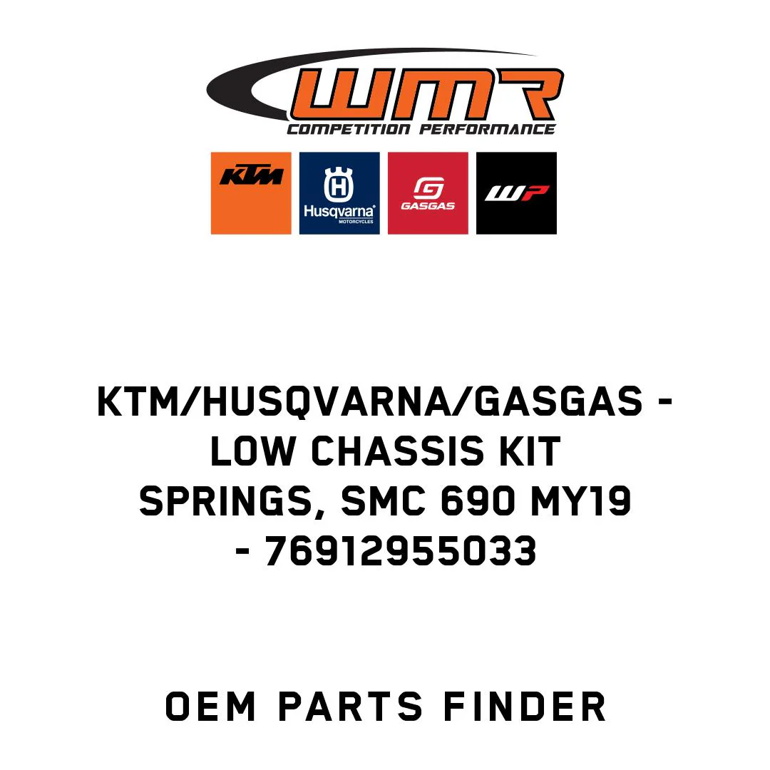 KTM/Husqvarna/GASGAS - Low chassis kit springs, SMC 690 MY19 - 76912955033