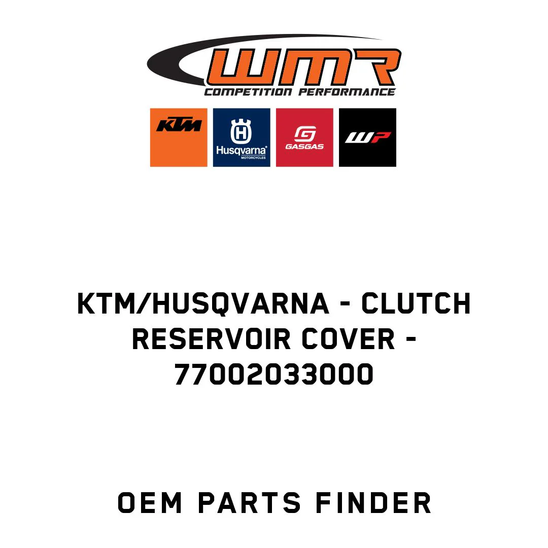 KTM/Husqvarna - Clutch reservoir cover - 77002033000