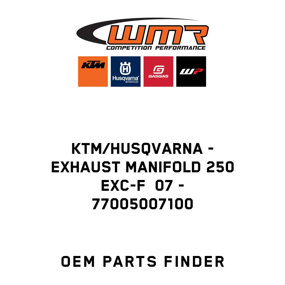 KTM/Husqvarna - EXHAUST MANIFOLD 250 EXC-F  07 - 77005007100