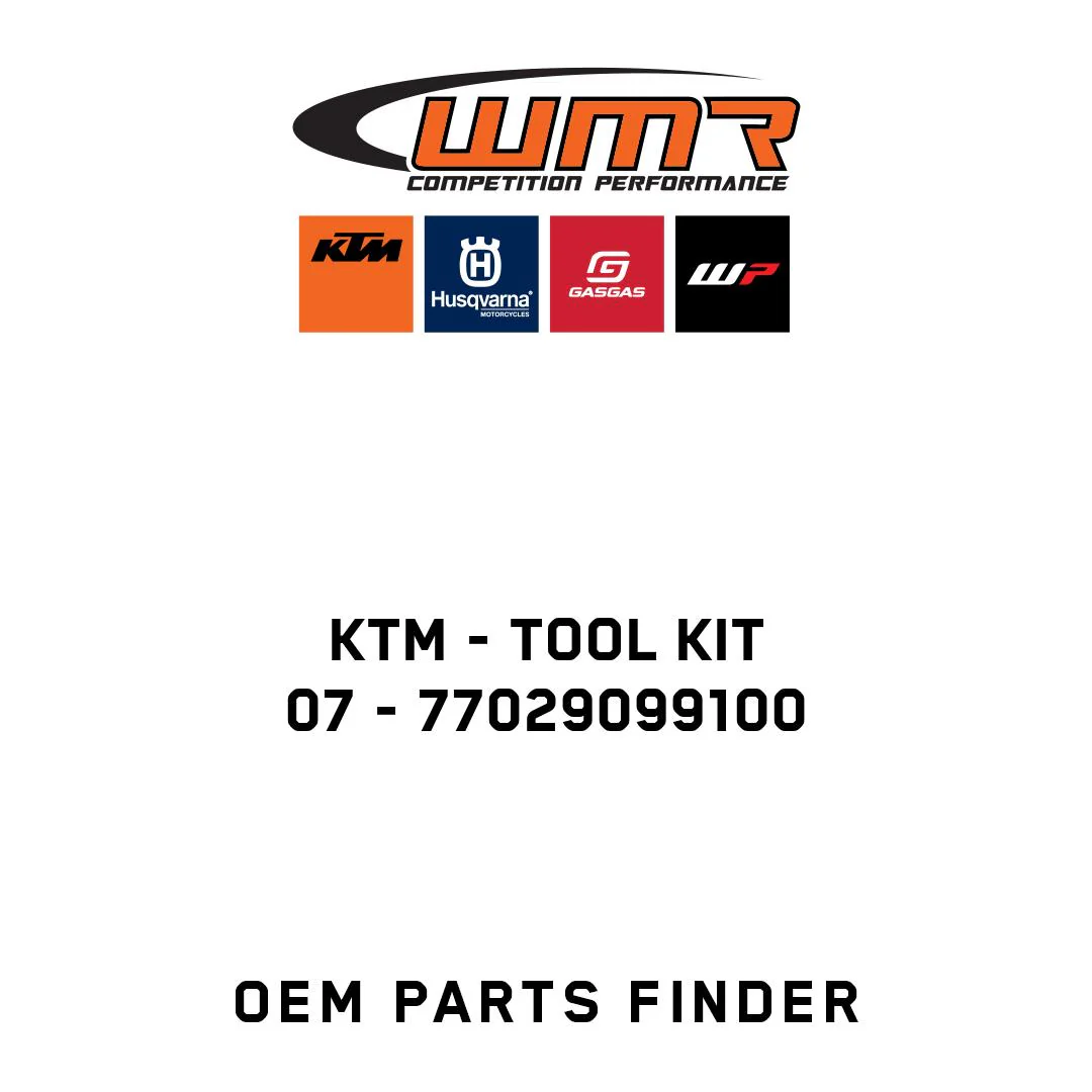 KTM - TOOL KIT                  07 - 77029099100