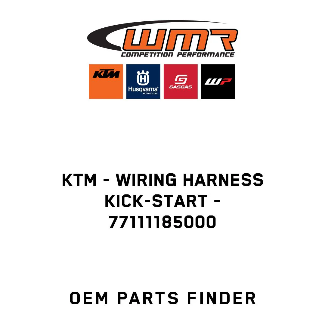 KTM - WIRING HARNESS  KICK-START - 77111185000