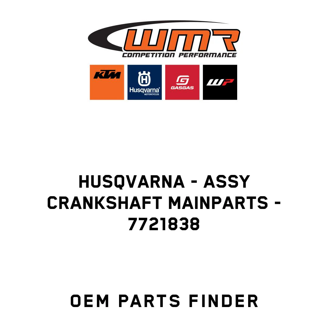 Husqvarna - ASSY CRANKSHAFT MAINPARTS - 7721838