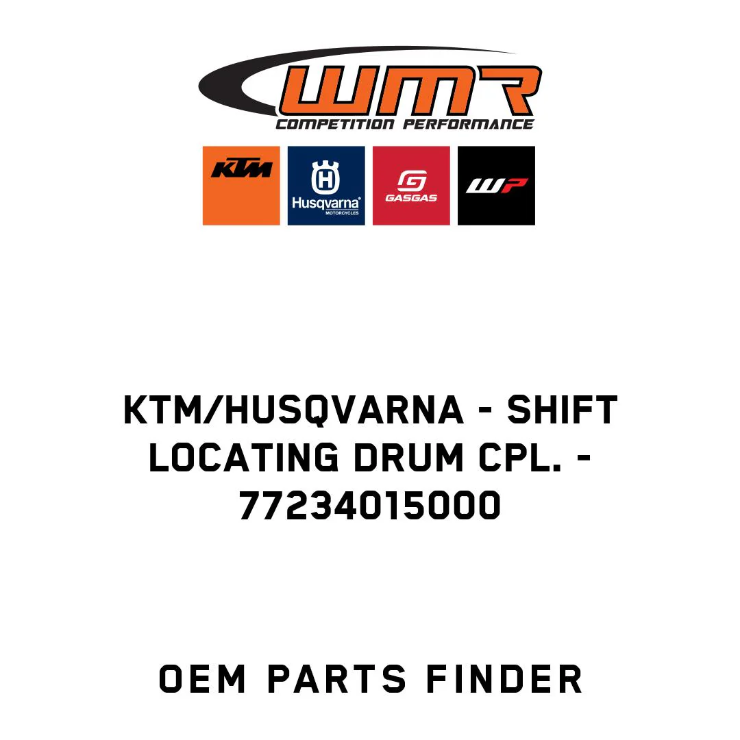 KTM/Husqvarna - SHIFT LOCATING DRUM CPL. - 77234015000