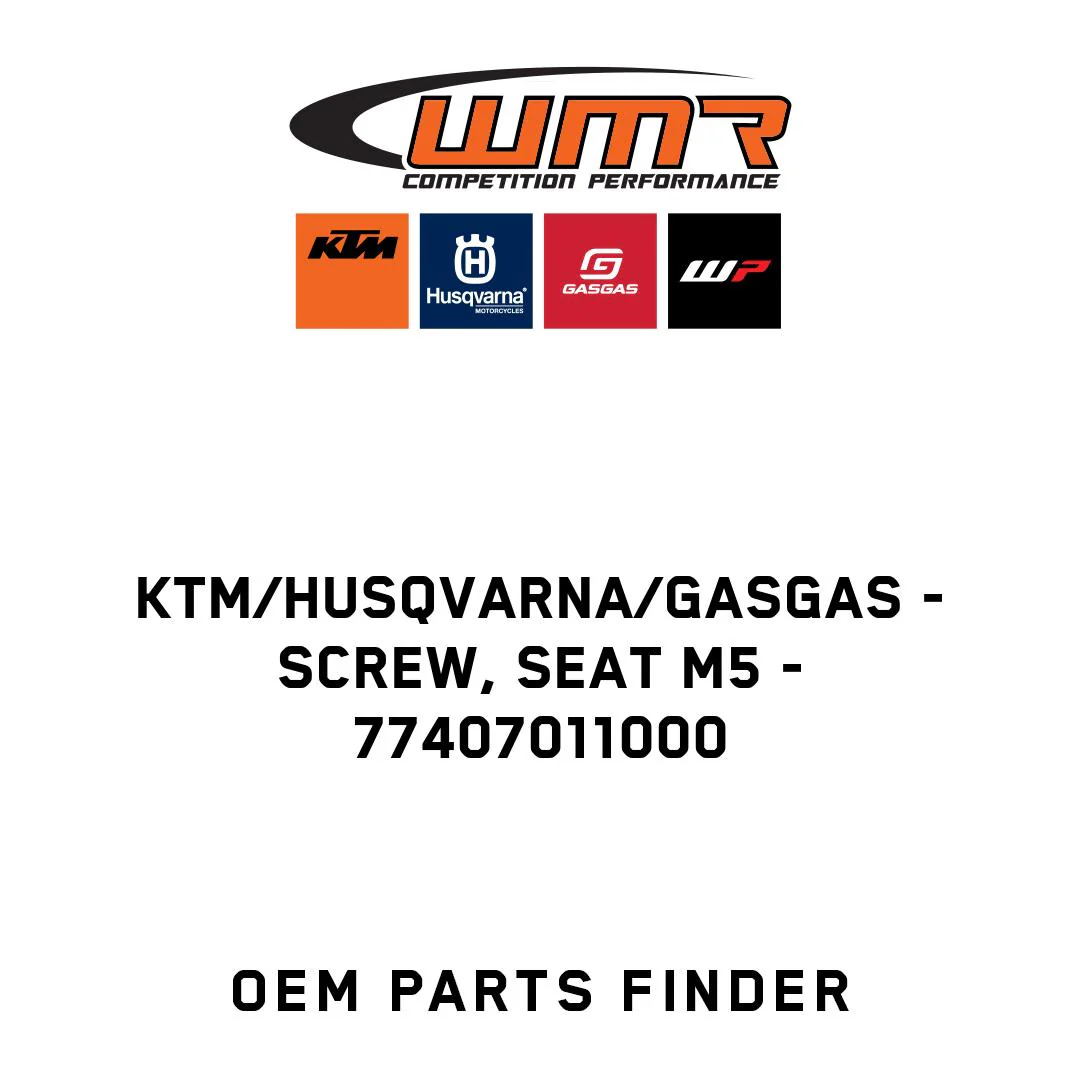 KTM/Husqvarna/GASGAS - Screw, seat M5 - 77407011000