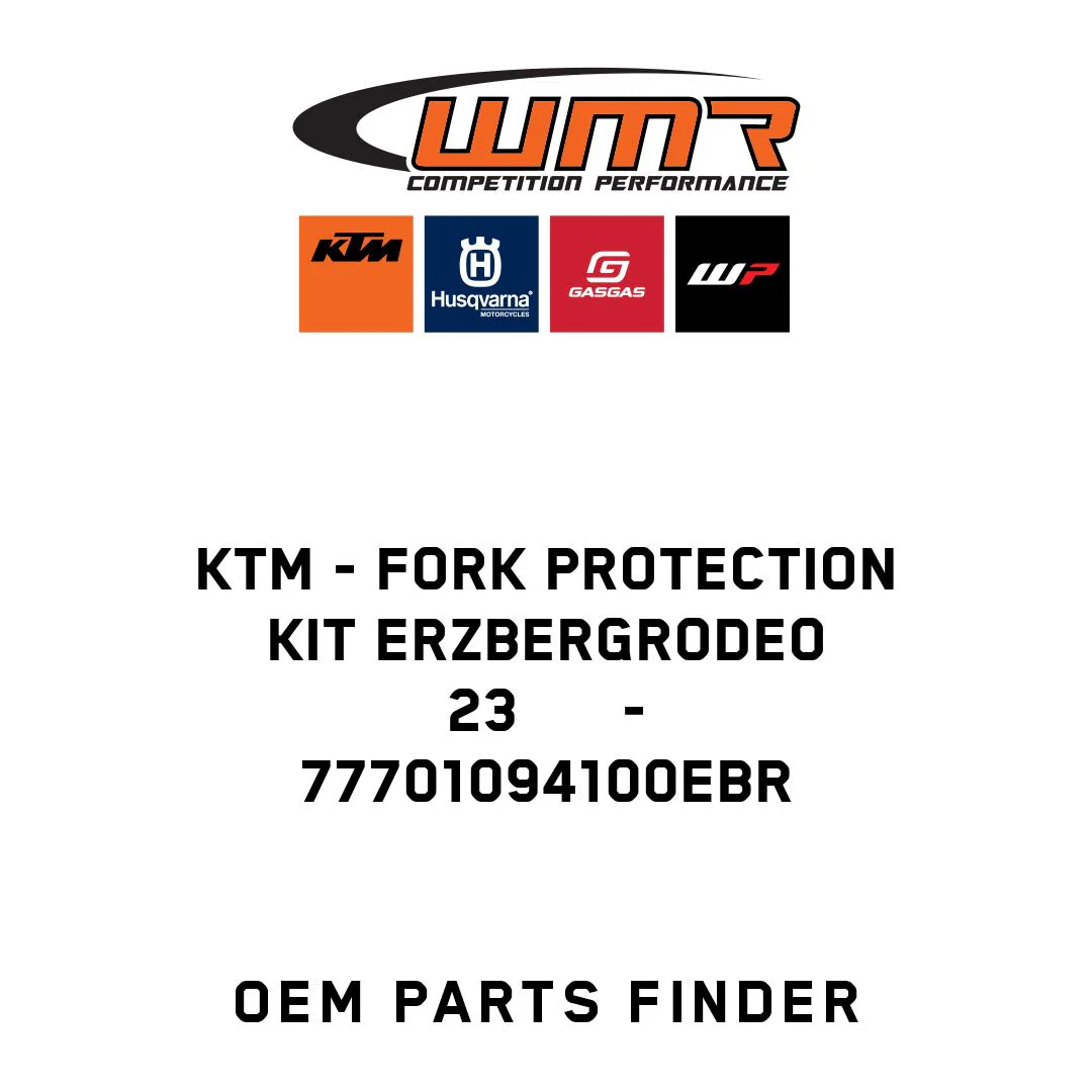 KTM - Fork protection kit Erzbergrodeo 23      - 77701094100EBR