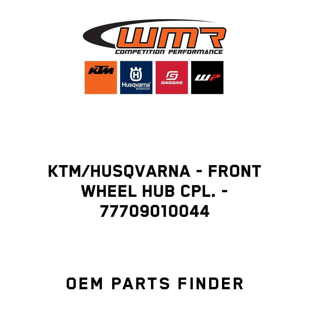 KTM/Husqvarna - FRONT WHEEL HUB CPL. - 77709010044