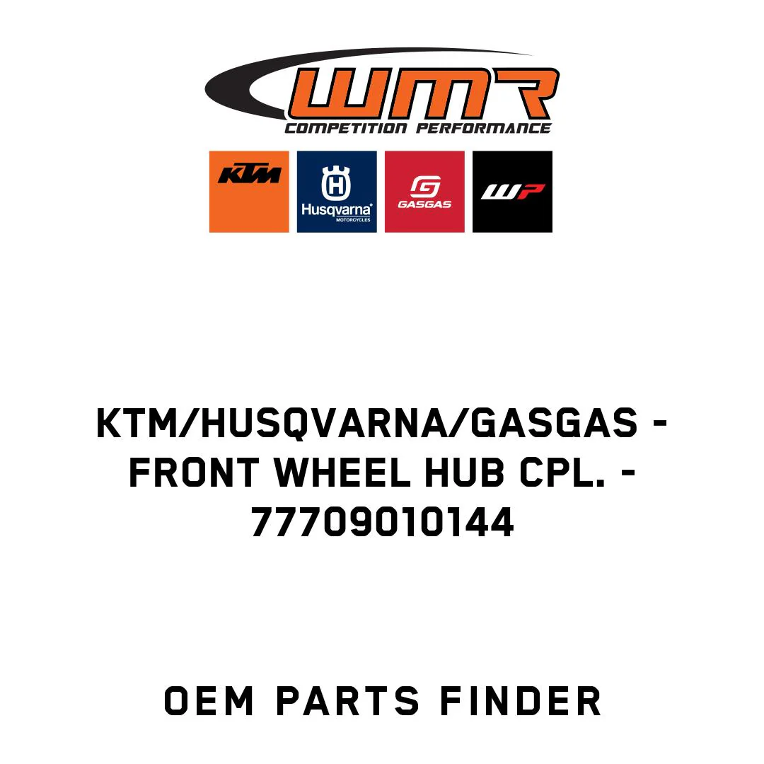 KTM/Husqvarna/GASGAS - FRONT WHEEL HUB CPL. - 77709010144
