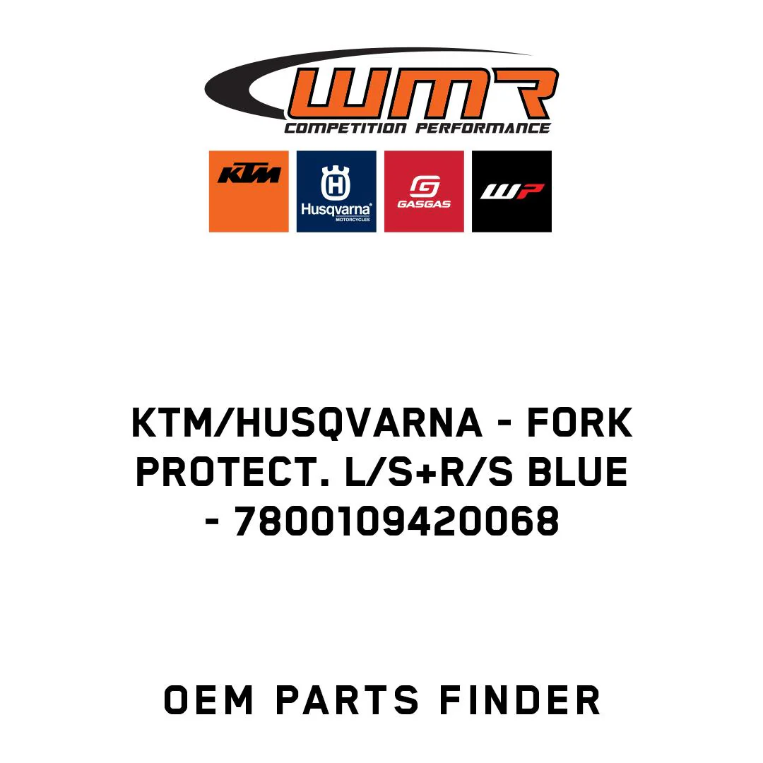 KTM/Husqvarna - FORK PROTECT. L/S+R/S BLUE - 7800109420068