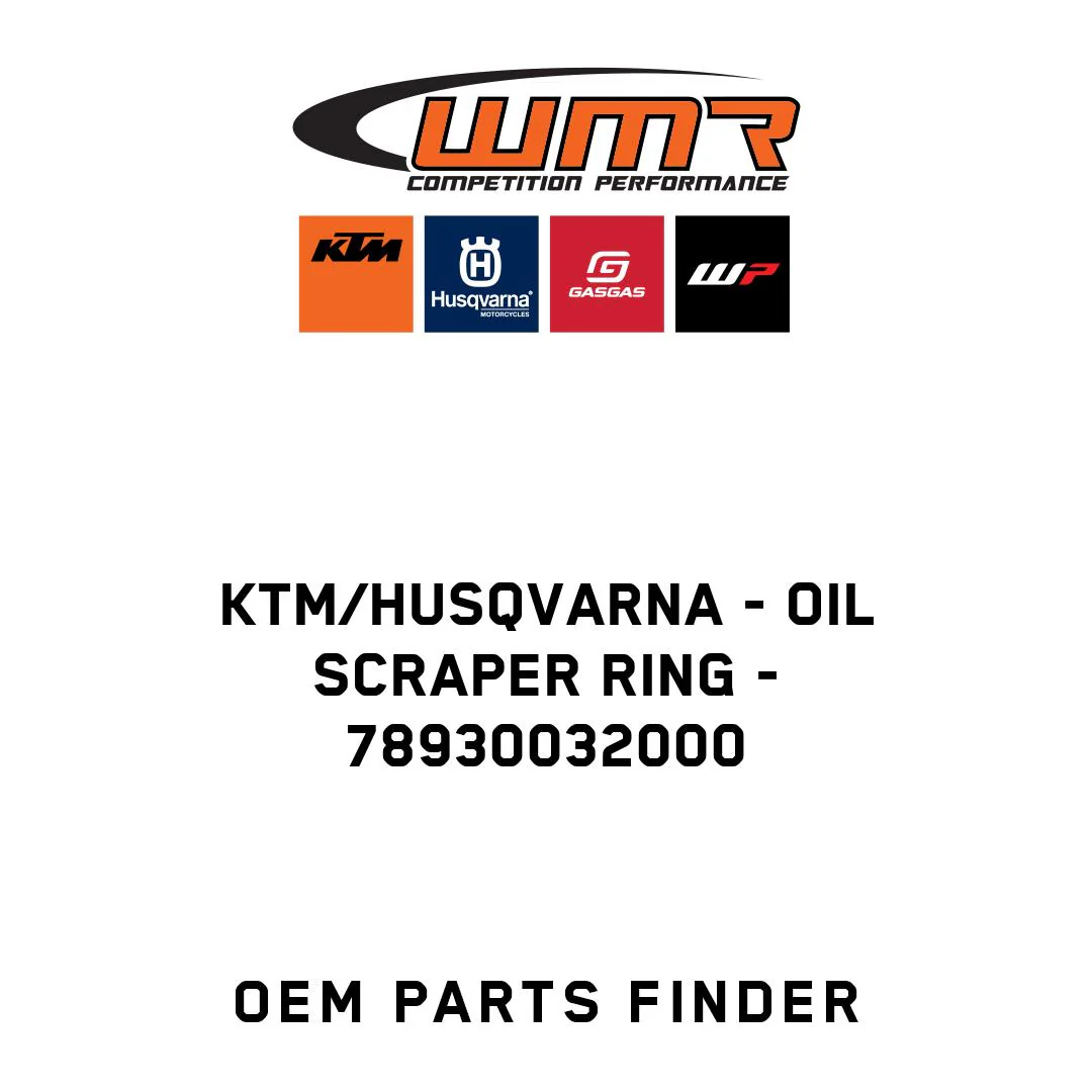 KTM/Husqvarna - OIL SCRAPER RING - 78930032000