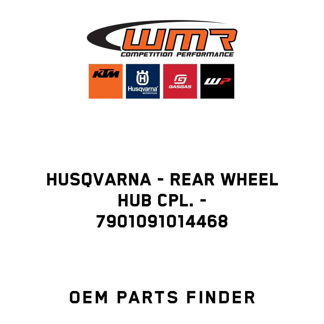 Husqvarna - Rear wheel hub cpl. - 7901091014468