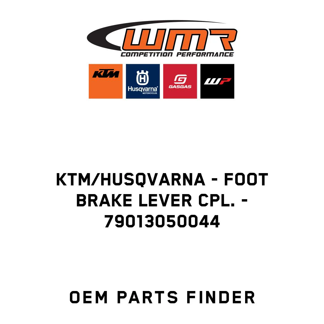 KTM/Husqvarna - FOOT BRAKE LEVER CPL. - 79013050044