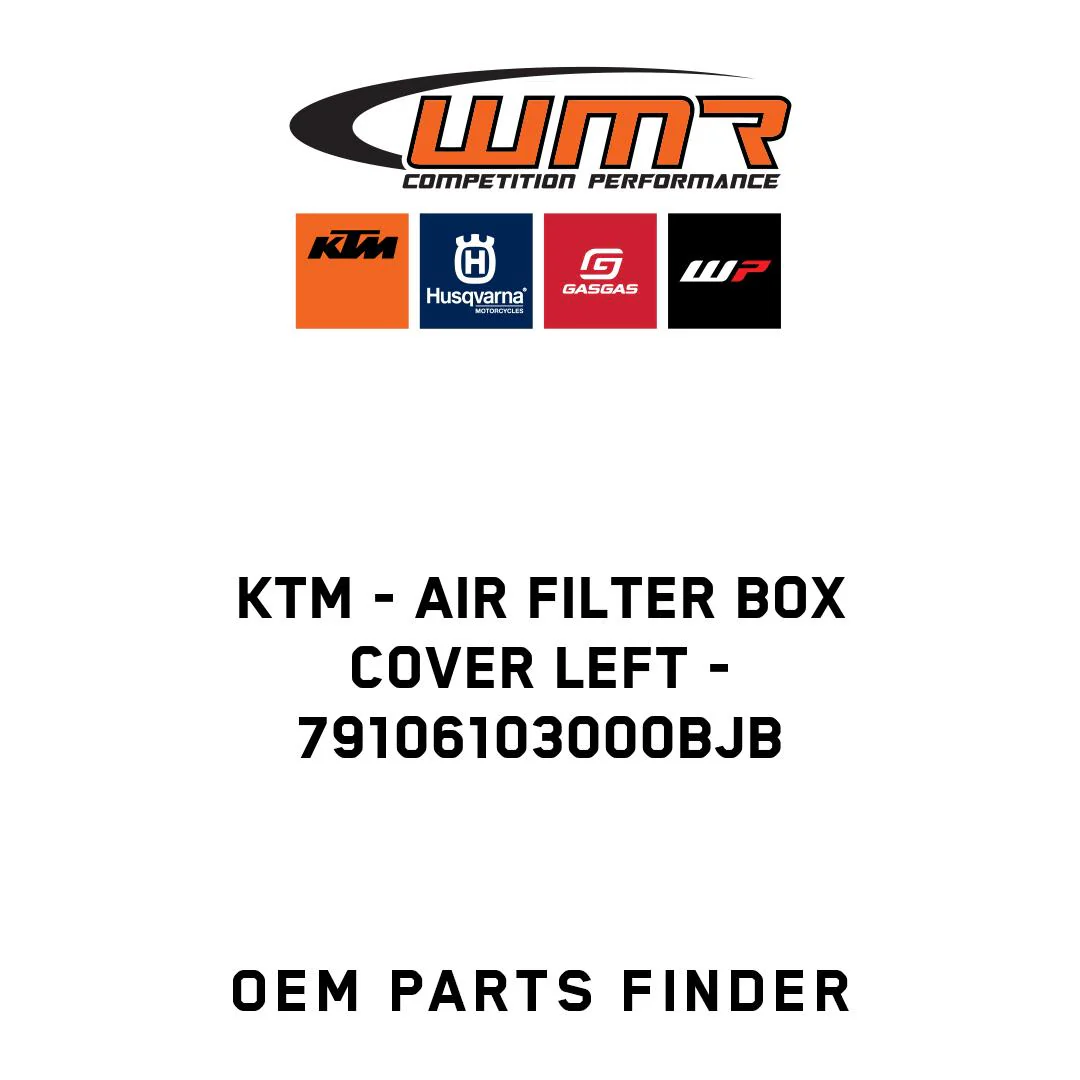 KTM - Air filter box cover left - 79106103000BJB