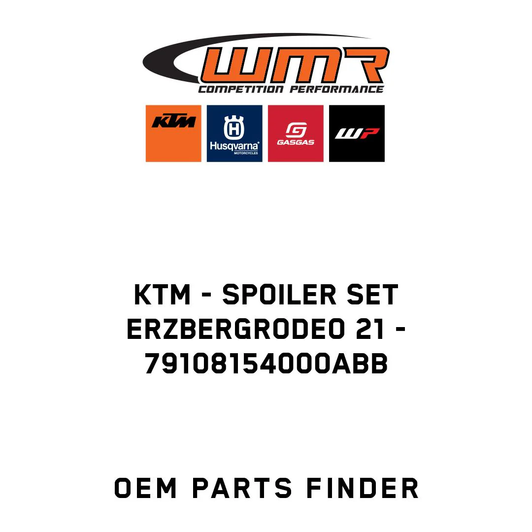 KTM - Spoiler set Erzbergrodeo 21 - 79108154000ABB