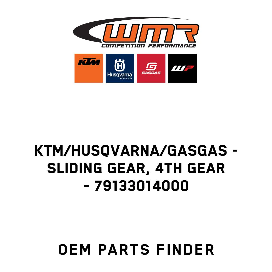 KTM/Husqvarna/GASGAS - Sliding gear, 4th gear - 79133014000
