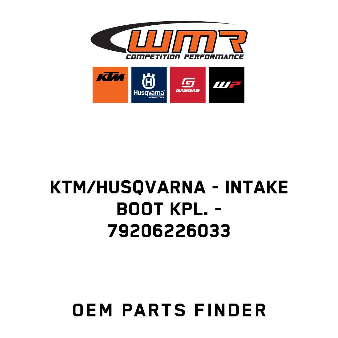 KTM/Husqvarna - INTAKE BOOT KPL. - 79206226033
