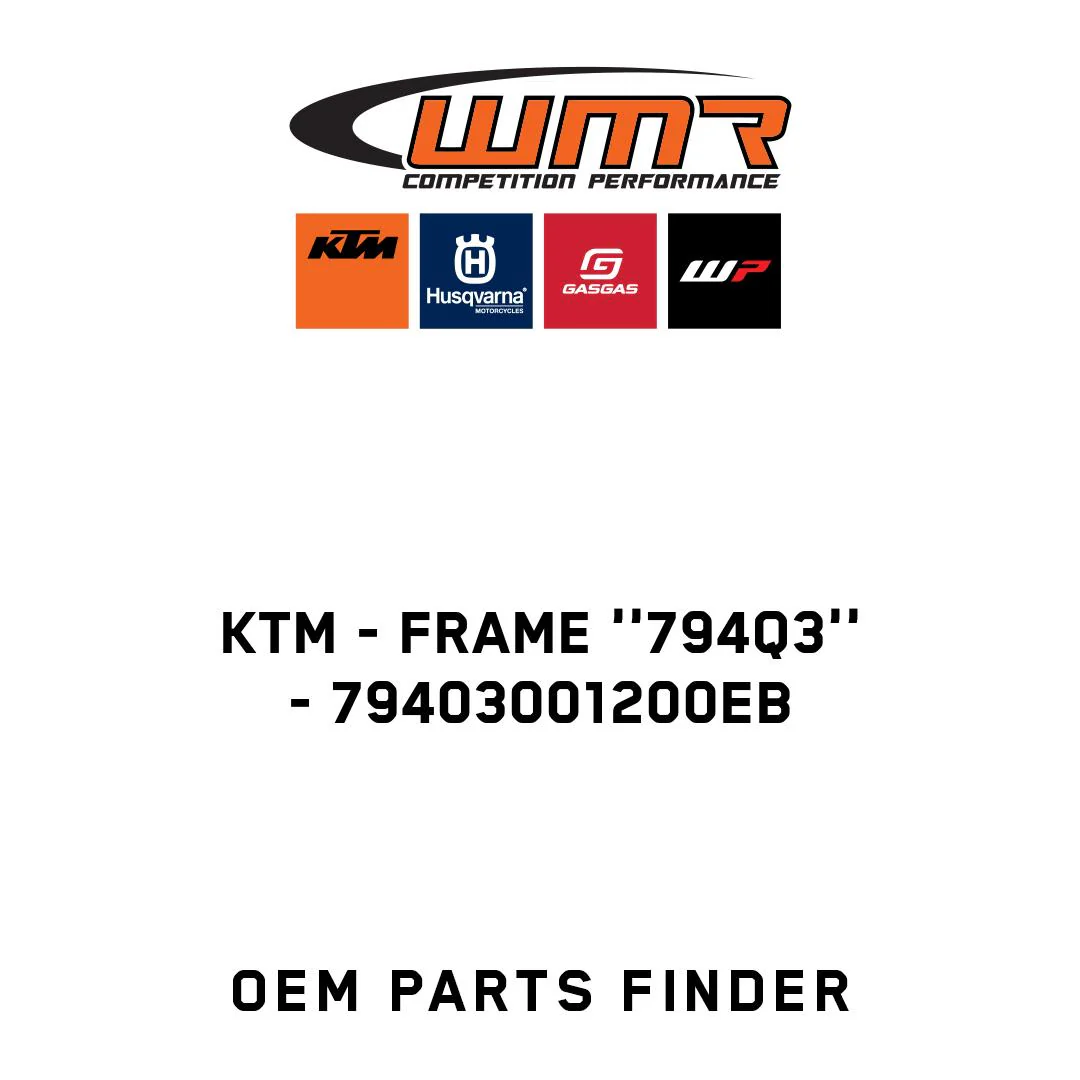 KTM - Frame ''794Q3'' - 79403001200EB