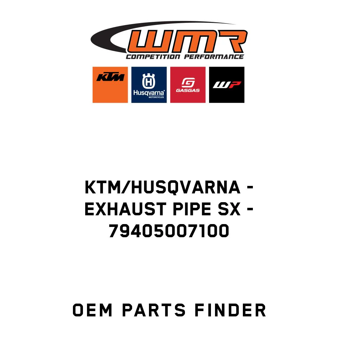 KTM/Husqvarna - EXHAUST PIPE SX - 79405007100