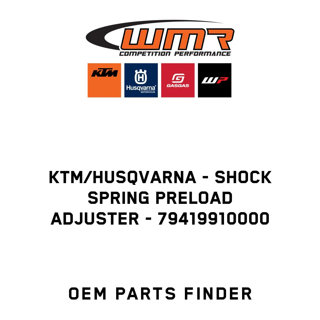 KTM/Husqvarna - SHOCK SPRING PRELOAD ADJUSTER - 79419910000