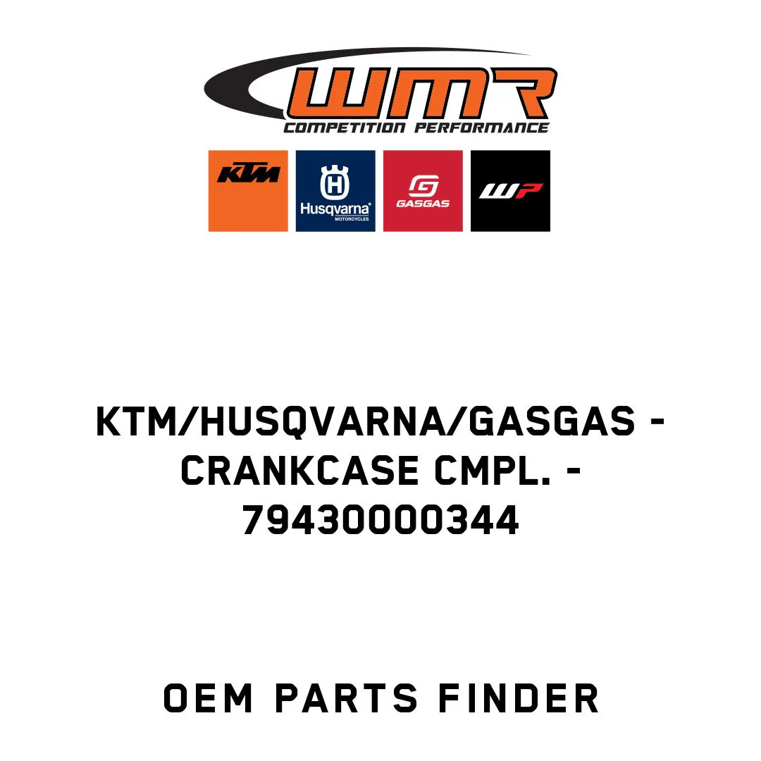 KTM/Husqvarna/GASGAS - Crankcase cmpl. - 79430000344