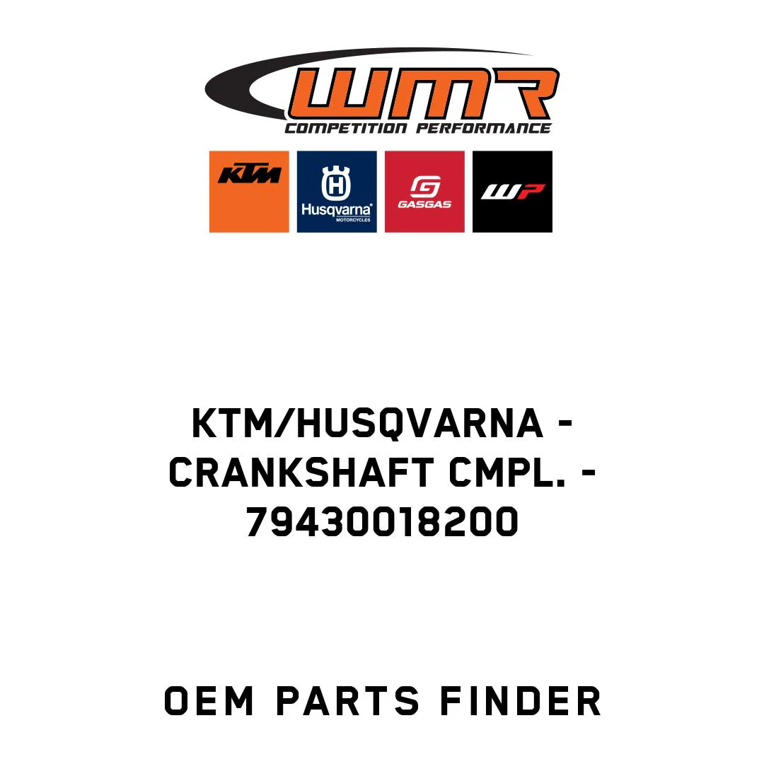 KTM/Husqvarna - Crankshaft cmpl. - 79430018200