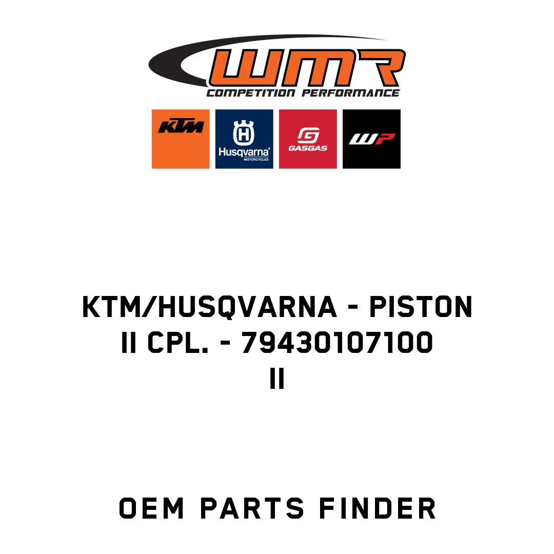 KTM/Husqvarna - Piston II cpl. - 79430107100 II