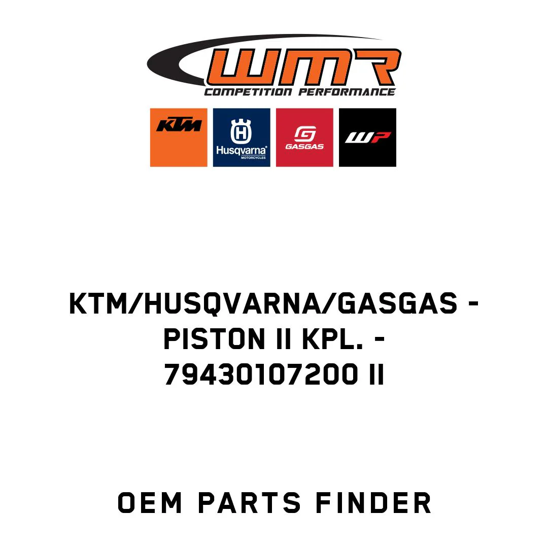 KTM/Husqvarna/GASGAS - Piston II kpl. - 79430107200 II