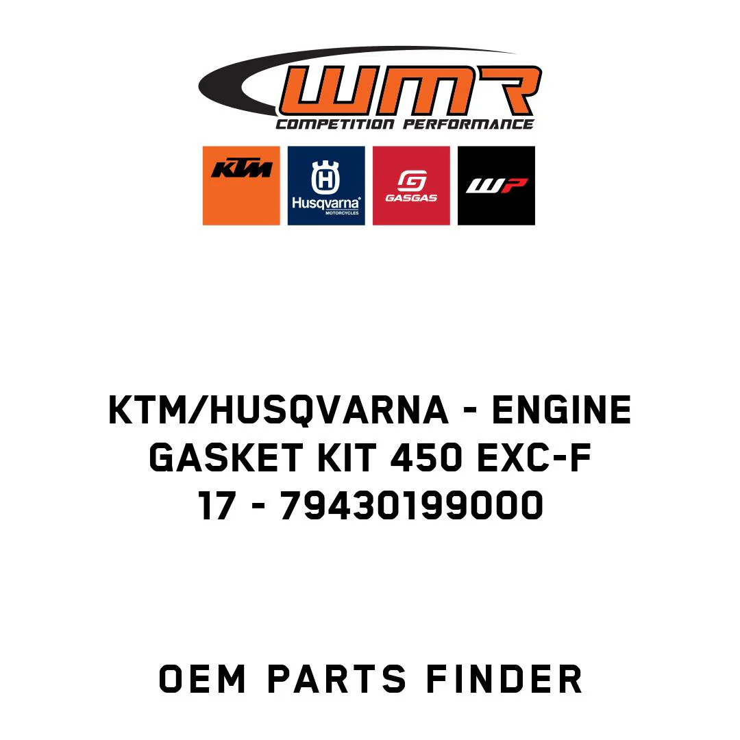 KTM/Husqvarna - ENGINE GASKET KIT 450 EXC-F 17 - 79430199000