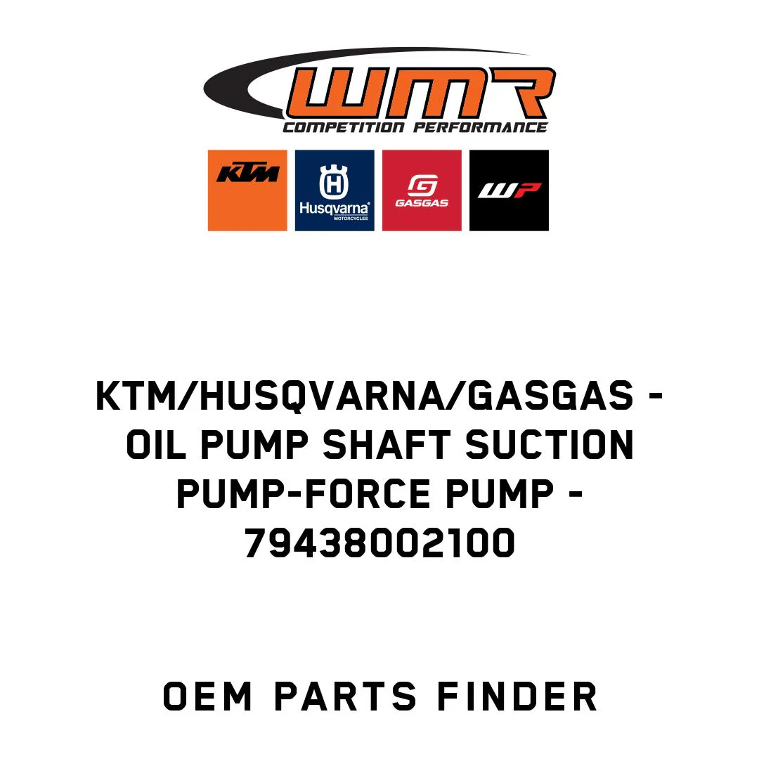 KTM/Husqvarna/GASGAS - Oil pump shaft suction pump-force pump - 79438002100