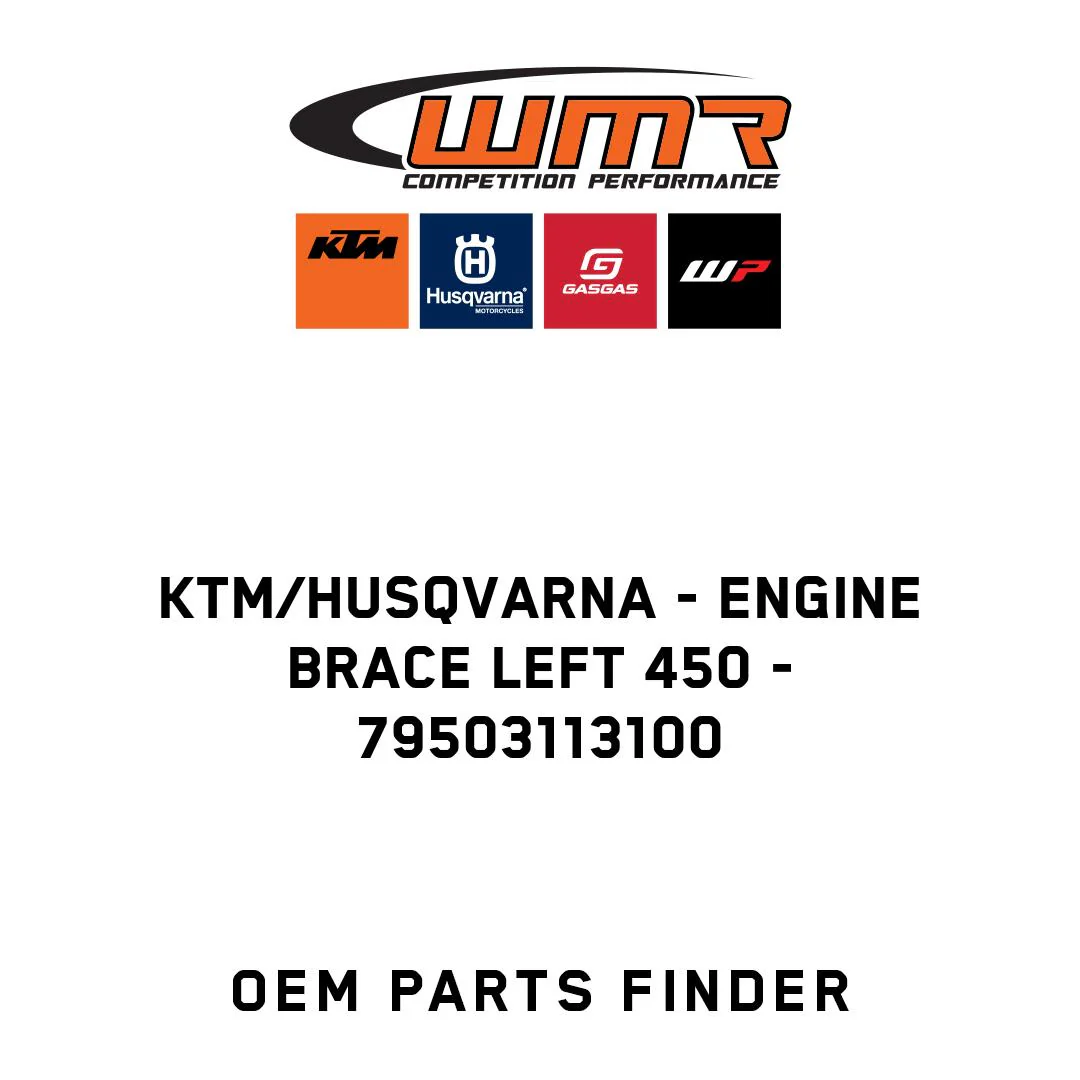 KTM/Husqvarna - Engine brace left 450 - 79503113100
