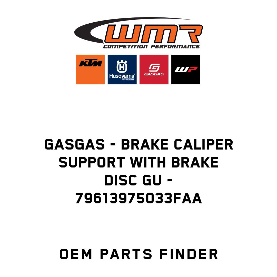GASGAS - Brake caliper support with brake disc gu - 79613975033FAA