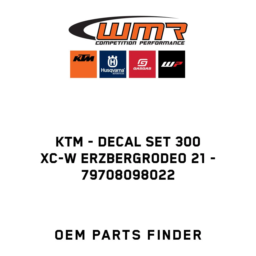 KTM - Decal set 300 XC-W Erzbergrodeo 21 - 79708098022