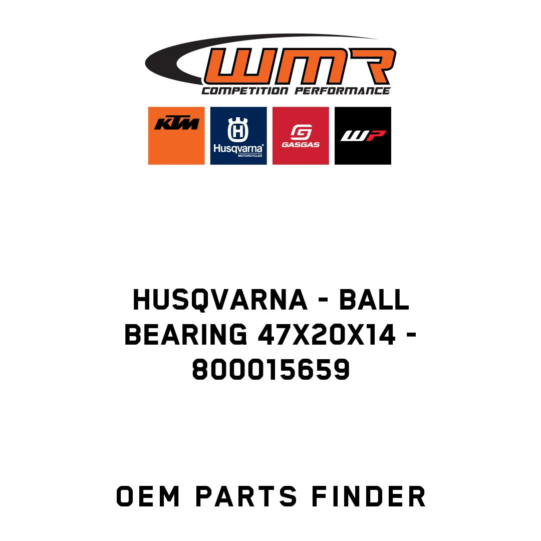 Husqvarna - BALL BEARING 47X20X14 - 800015659