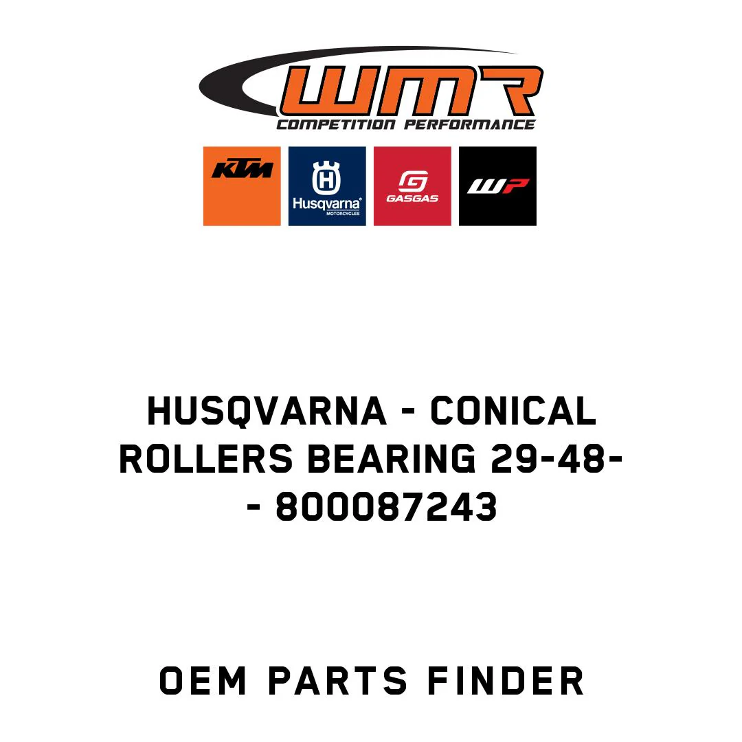 Husqvarna - CONICAL ROLLERS BEARING 29-48- - 800087243