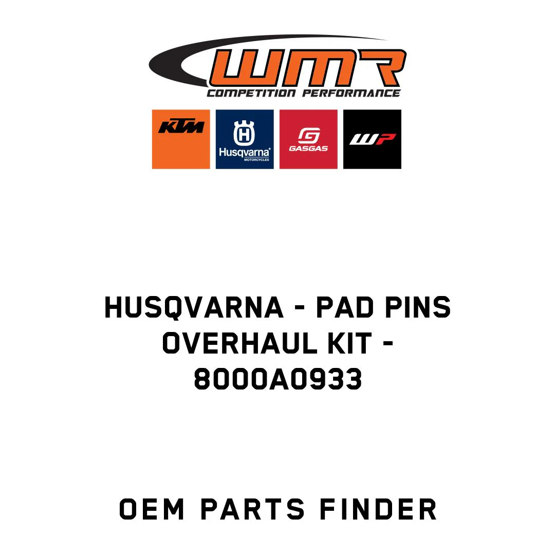 Husqvarna - PAD PINS OVERHAUL KIT - 8000A0933