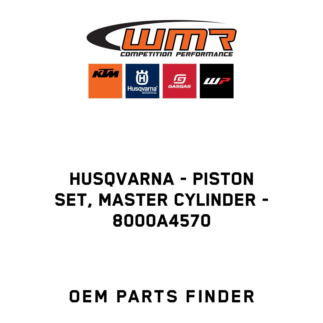 Husqvarna - PISTON SET, MASTER CYLINDER - 8000A4570