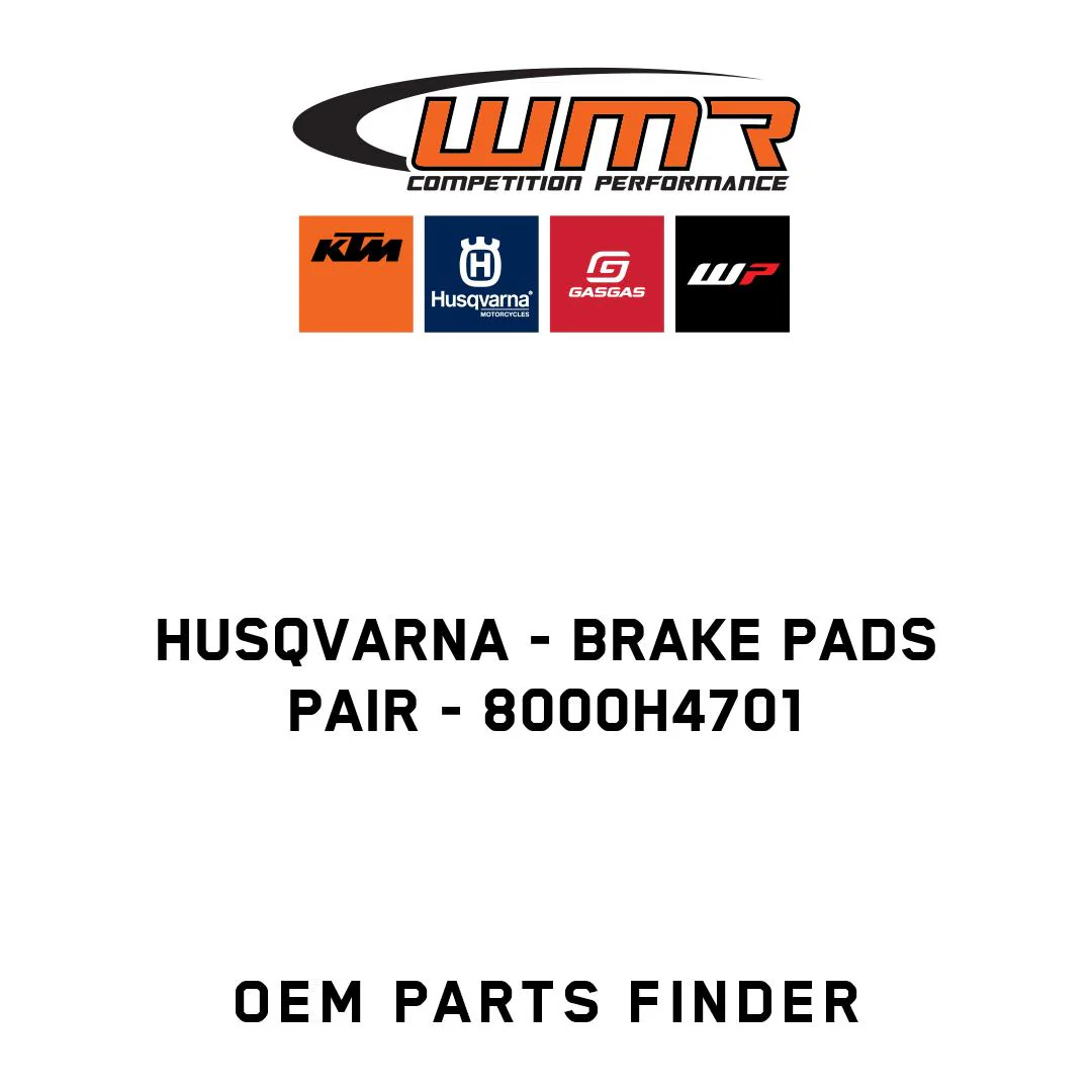 Husqvarna - BRAKE PADS PAIR - 8000H4701