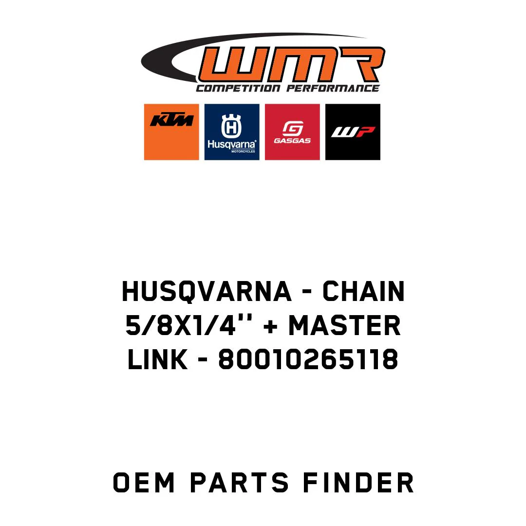 Husqvarna - CHAIN 5/8X1/4'' + MASTER LINK - 80010265118