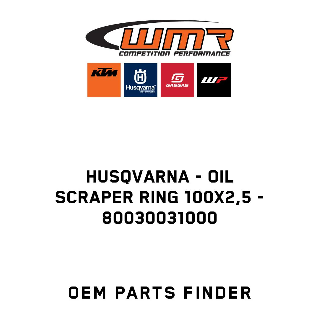 Husqvarna - OIL SCRAPER RING 100X2,5 - 80030031000