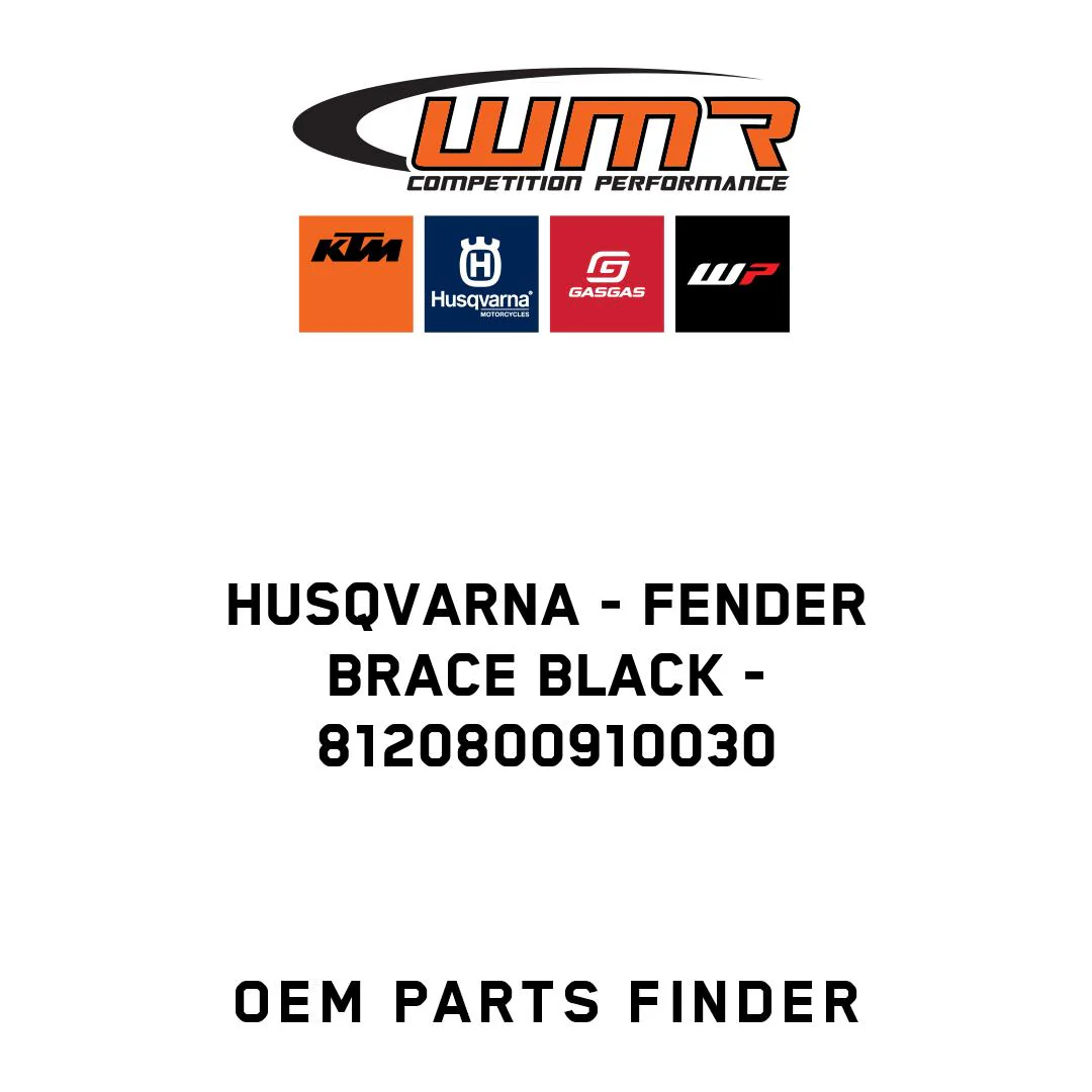 Husqvarna - FENDER BRACE BLACK - 8120800910030