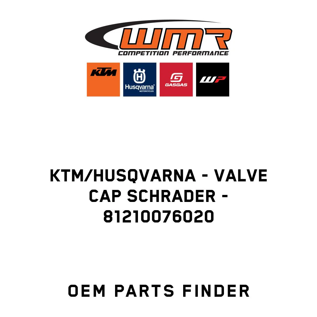 KTM/Husqvarna - Valve cap Schrader - 81210076020