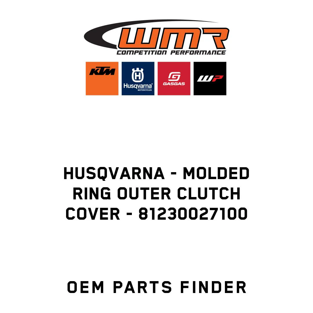 Husqvarna - MOLDED RING OUTER CLUTCH COVER - 81230027100