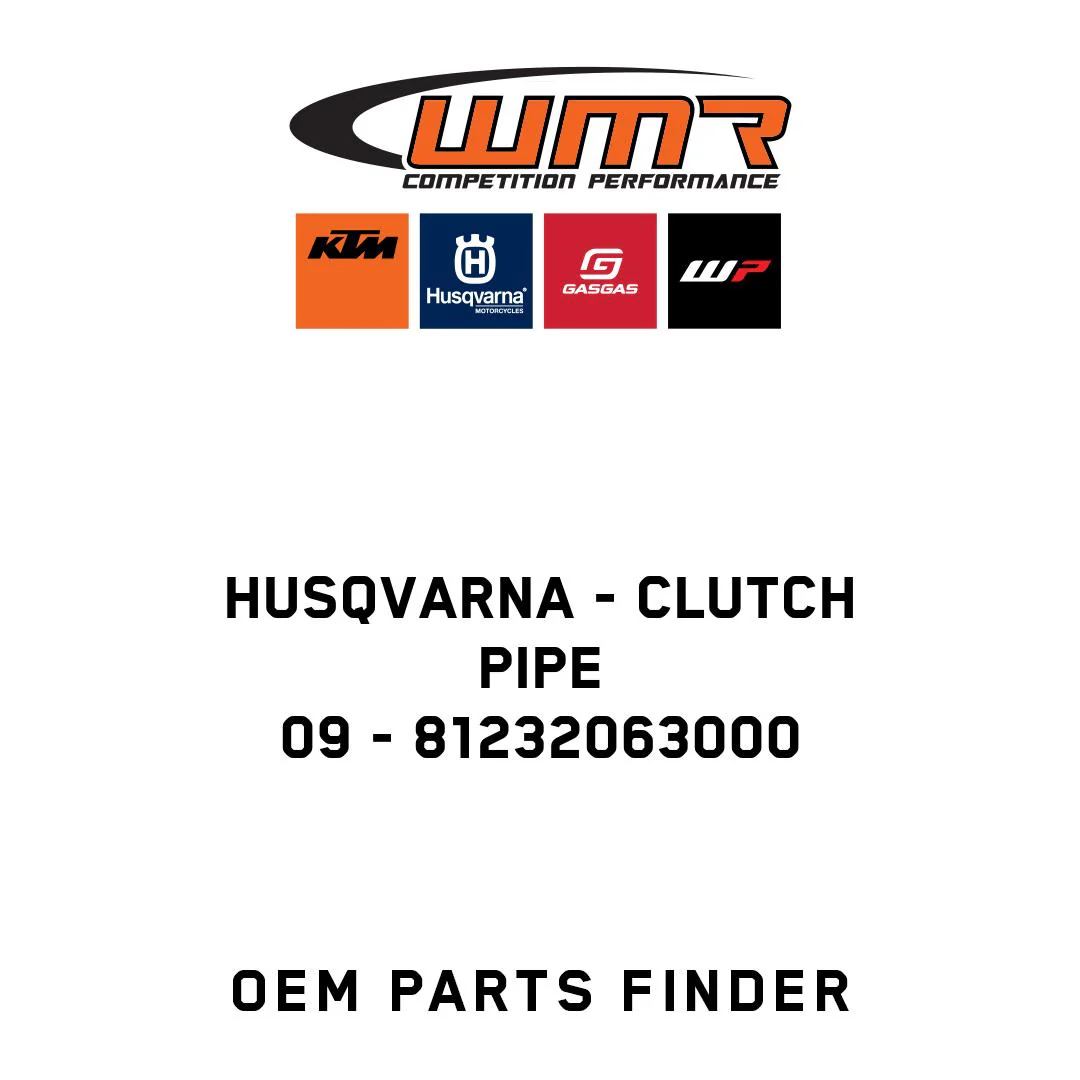 Husqvarna - CLUTCH PIPE                 09 - 81232063000