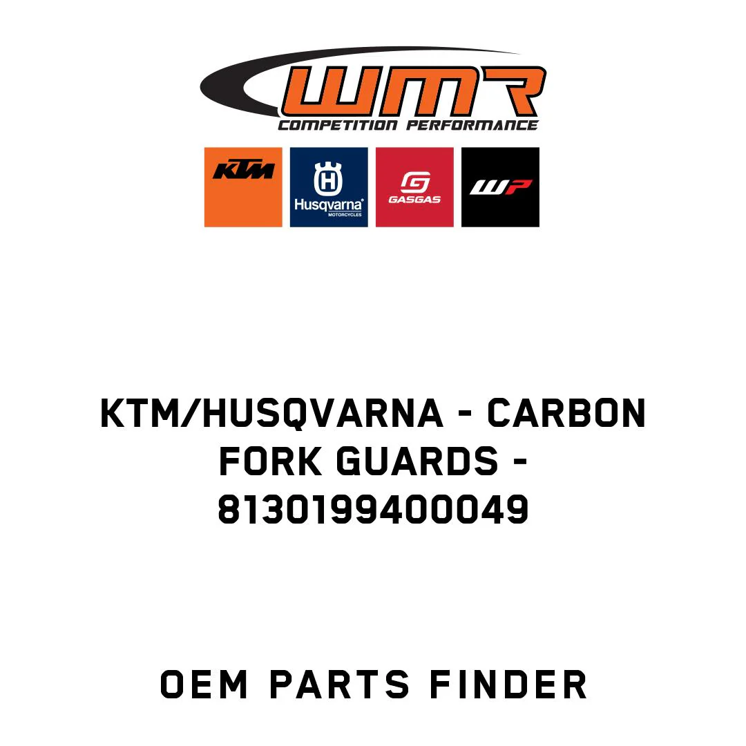 KTM/Husqvarna - CARBON FORK GUARDS - 8130199400049