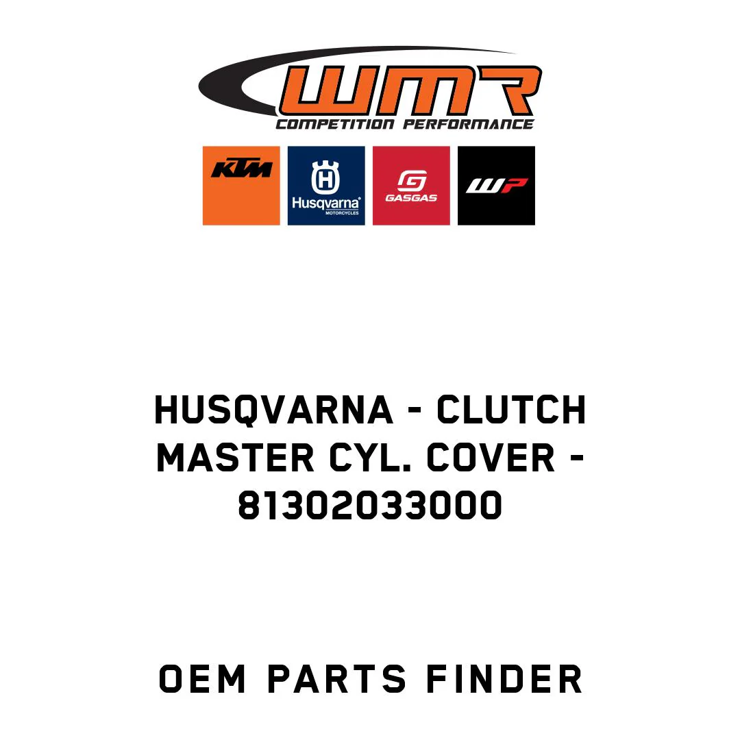 Husqvarna - CLUTCH MASTER CYL. COVER - 81302033000