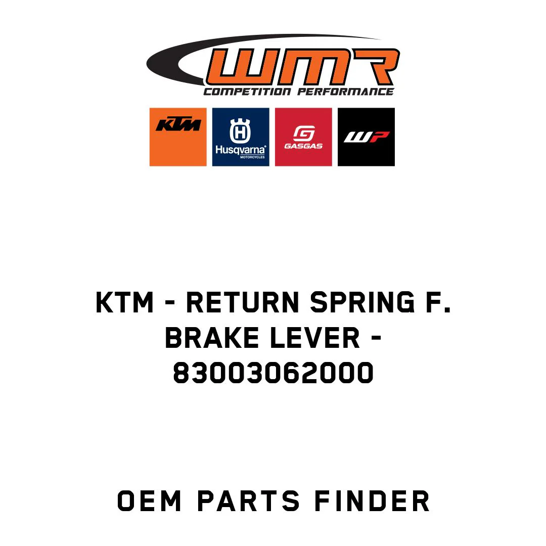 KTM - RETURN SPRING F. BRAKE LEVER - 83003062000