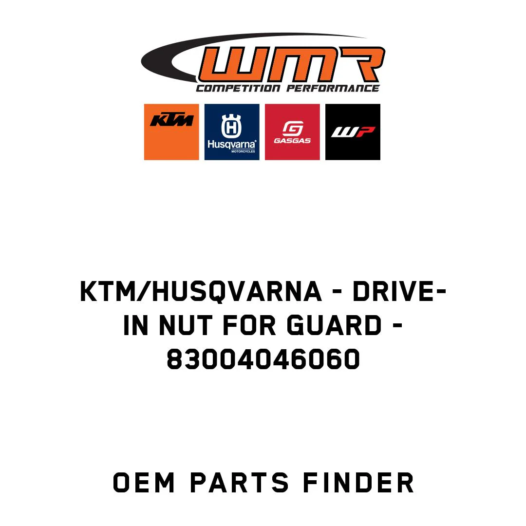 KTM/Husqvarna - DRIVE-IN NUT FOR GUARD - 83004046060