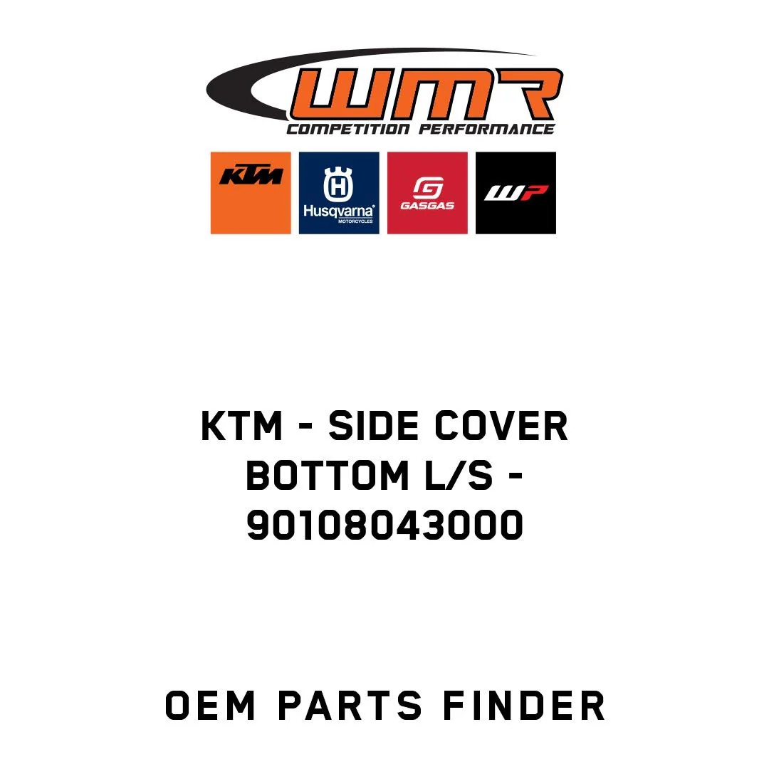 KTM - SIDE COVER BOTTOM L/S - 90108043000