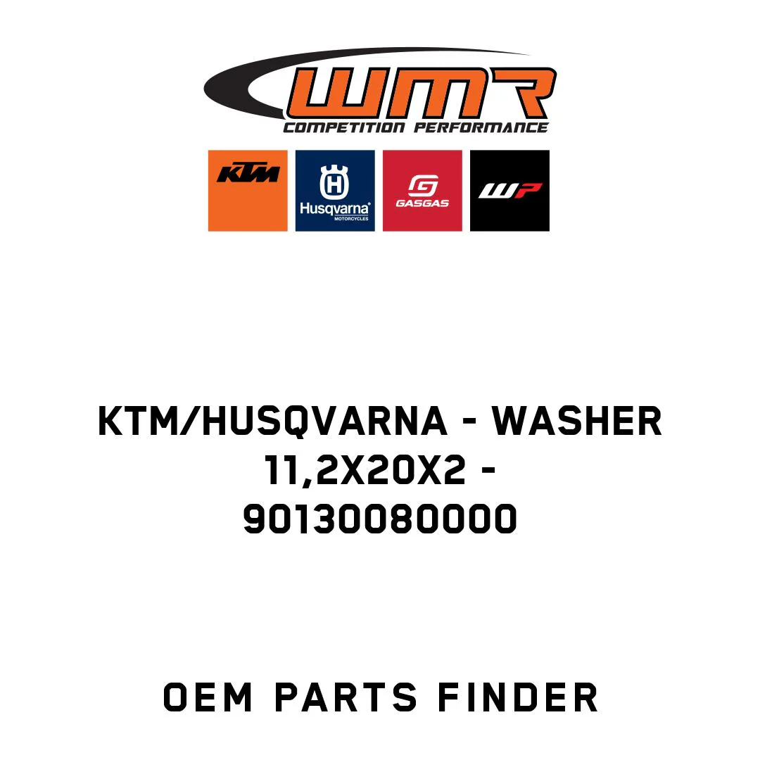 KTM/Husqvarna - WASHER 11,2X20X2 - 90130080000