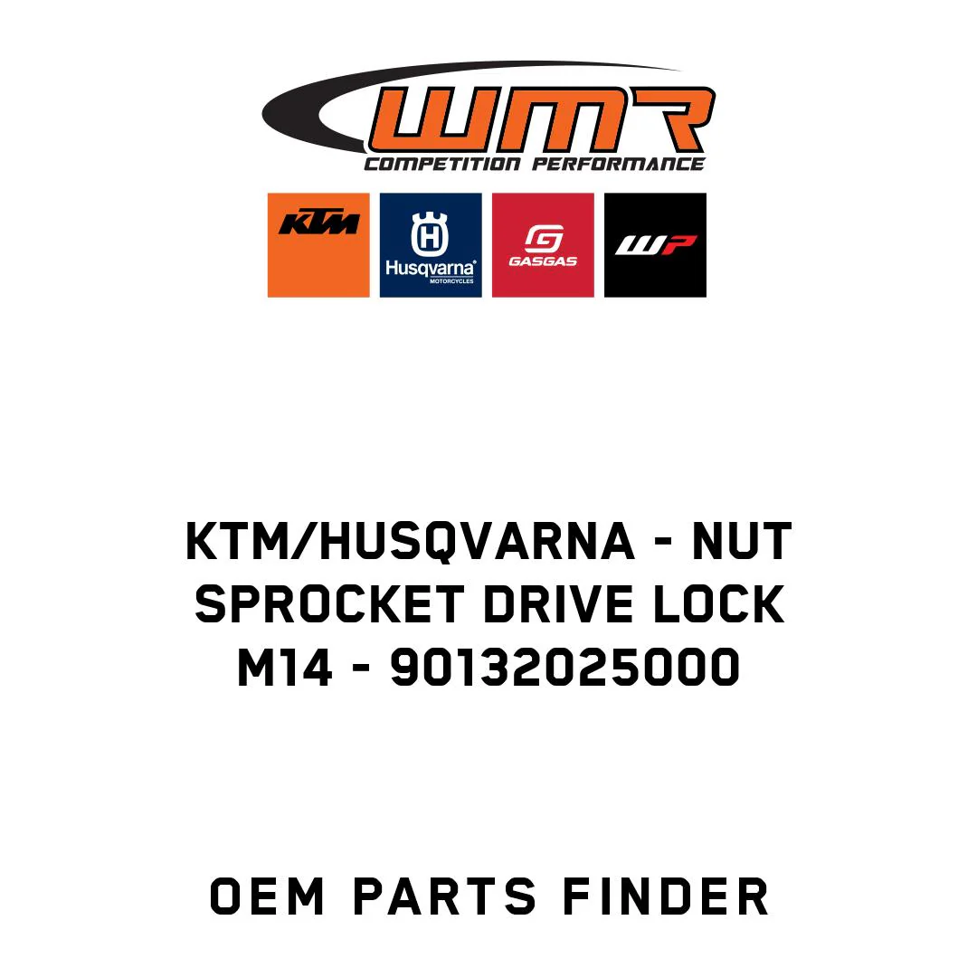 KTM/Husqvarna - NUT SPROCKET DRIVE LOCK M14 - 90132025000